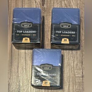 Cardboard Gold Cards Top Loaders